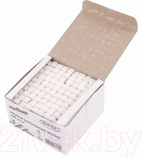 Изображение товара Набор мела канцелярского Юнландия 229070 (100шт)