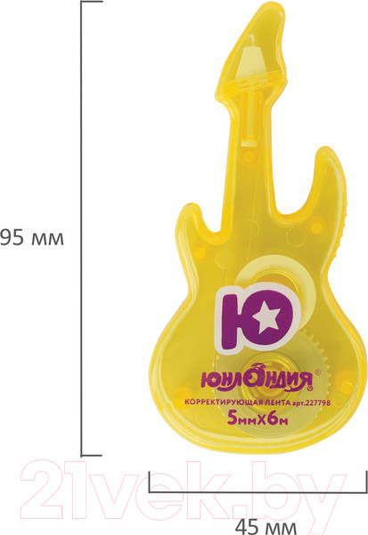 Изображение товара Корректор для текста Юнландия Гитара / 227798