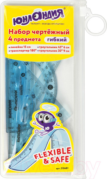 Изображение товара Набор для черчения Юнландия Flex / 210681