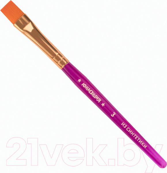 Изображение товара Набор кистей Юнландия Синтетика / 200886 (3шт)