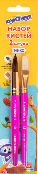 Изображение товара Набор кистей Юнландия Пони / 200883 (2шт)