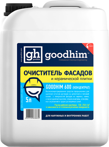 Изображение товара Очиститель GoodHim 600 концентрат 1:5 / 38832 (5л)