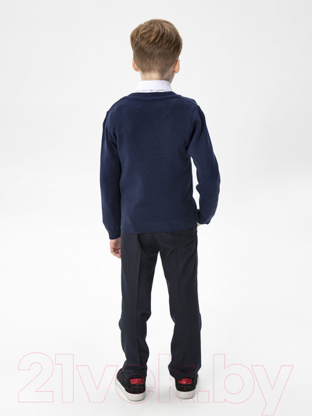 Изображение товара Джемпер детский Amarobaby Pure Love School / AB-OD21-PLS2101/20-122 (синий, р. 122)