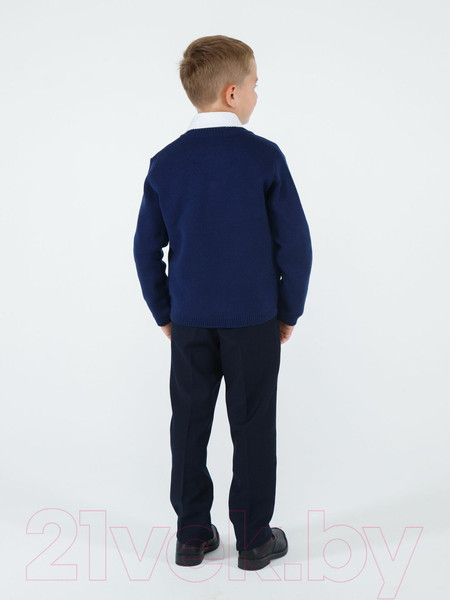 Изображение товара Джемпер детский Amarobaby Pure Love School / AB-OD21-PLS2101/20-128 (синий, р. 128)