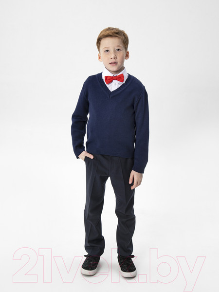 Изображение товара Джемпер детский Amarobaby Pure Love School / AB-OD21-PLS2101/20-128 (синий, р. 128)
