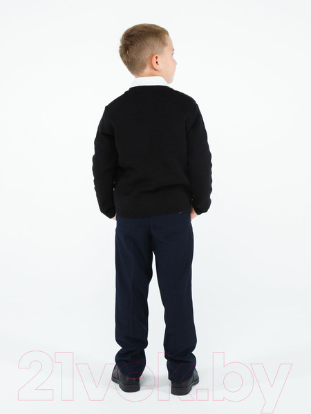 Изображение товара Джемпер детский Amarobaby Pure Love School / AB-OD21-PLS2101/09-128 (черный, р. 128)