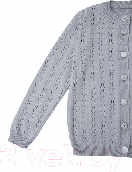 Изображение товара Кофта детская Amarobaby Pure Love School / AB-OD21-PLS2002/11-128 (серый, р. 128)