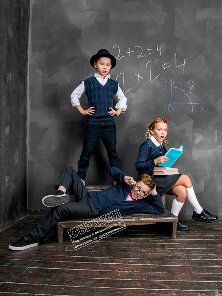 Изображение товара Жакет детский Amarobaby Pure Love School / AB-OD21-PLS2001/11-134 (серый, р-р 128-134)