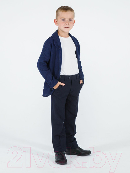 Изображение товара Жакет детский Amarobaby Pure Love School / AB-OD21-PLS2001/20-122 (синий, р-р 116-122)