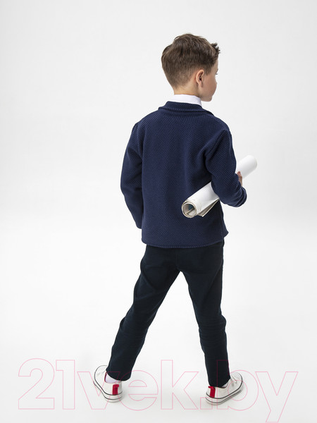 Изображение товара Жакет детский Amarobaby Pure Love School / AB-OD21-PLS2001/20-122 (синий, р-р 116-122)