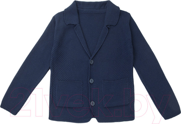 Изображение товара Жакет детский Amarobaby Pure Love School / AB-OD21-PLS2001/20-122 (синий, р-р 116-122)