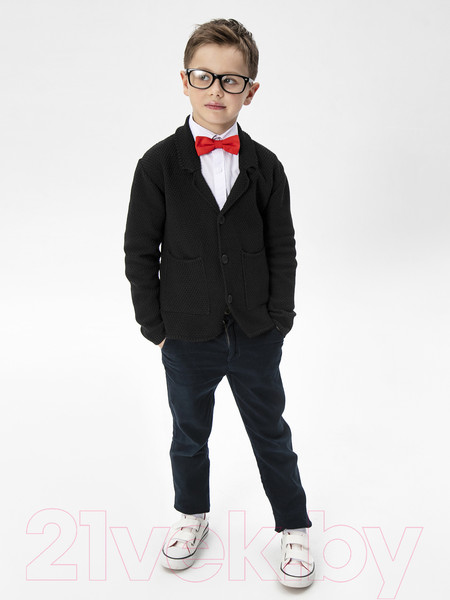 Изображение товара Жакет детский Amarobaby Pure Love School / AB-OD21-PLS2001/09-122 (черный, р-р 116-122)