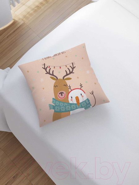 Изображение товара Наволочка декоративная JoyArty Шарф на двоих / sl_78664