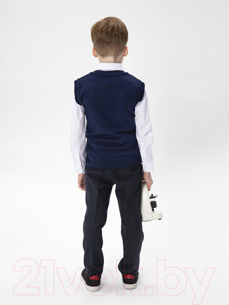 Изображение товара Жилет детский Amarobaby Pure Love School / AB-OD21-PLS1001/20-128 (синий, р. 128)