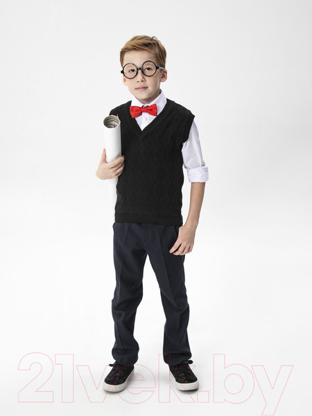 Изображение товара Жилет детский Amarobaby Pure Love School / AB-OD21-PLS1001/09-122 (черный, р. 122)