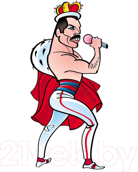 Изображение товара Наволочка декоративная JoyArty Фредди Меркьюри / sl_78602