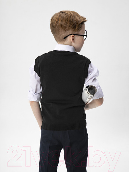 Изображение товара Жилет детский Amarobaby Pure Love School / AB-OD21-PLS1001/09-140 (черный, р. 140)