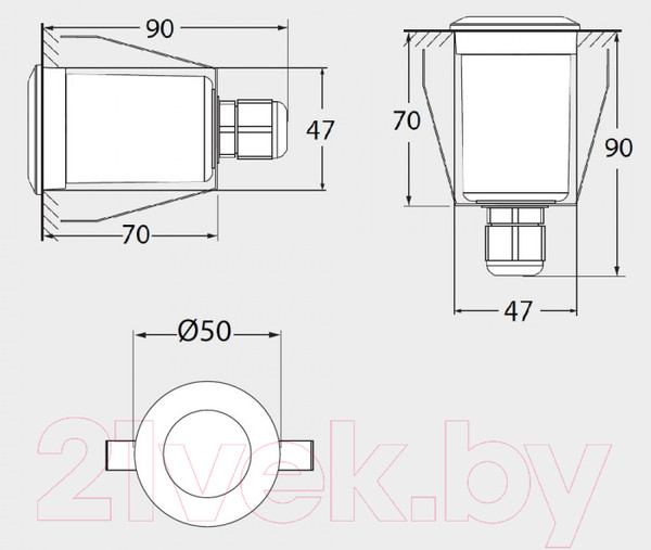 Изображение товара Светильник уличный Fumagalli Teresa 2L0.000.000.LXZ1L