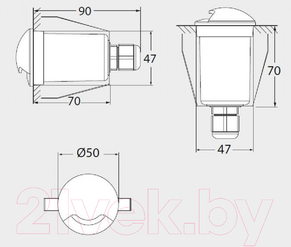 Изображение товара Светильник уличный Fumagalli Teresa 2L1.000.000.AXZ1L
