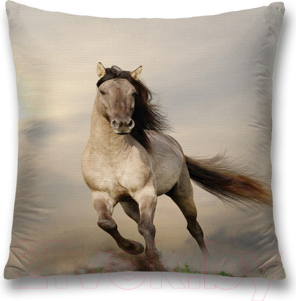 Изображение товара Наволочка декоративная JoyArty Дикий конь / sl_16141