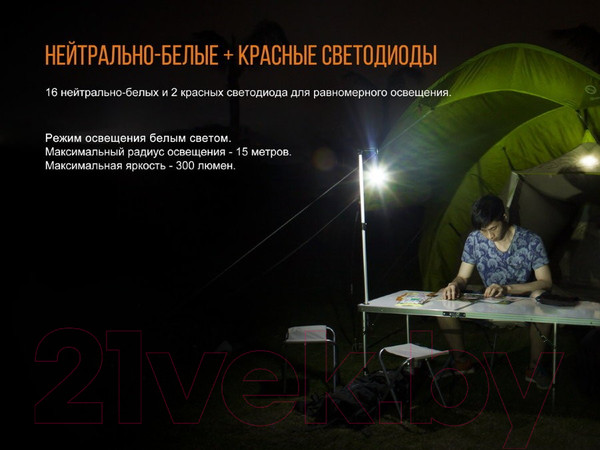 Изображение товара Фонарь Fenix Light CL20ROR (оранжевый)