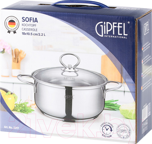 Изображение товара Кастрюля Gipfel Sofia 2317