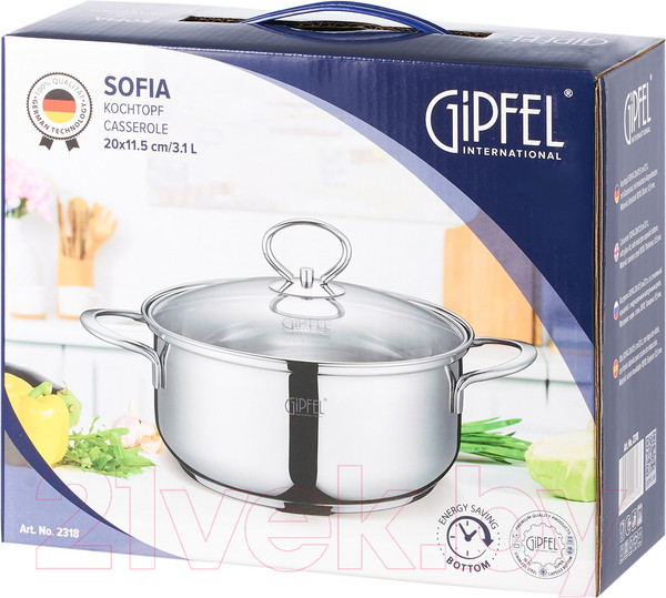 Изображение товара Кастрюля Gipfel Sofia 2318