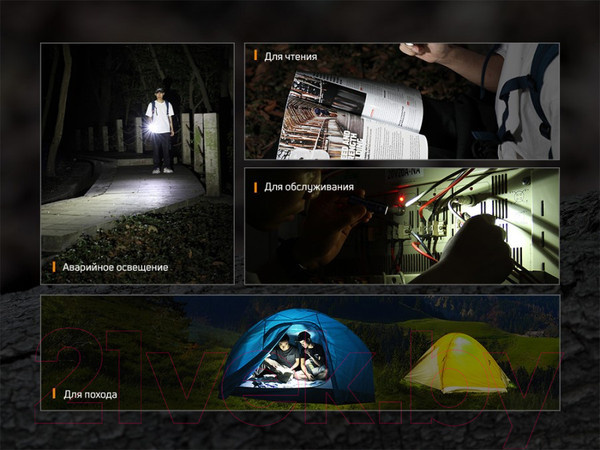Изображение товара Фонарь Fenix Light E09R (черный)