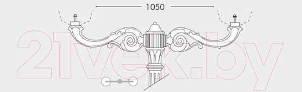 Изображение товара Кронштейн для светильника Fumagalli Adam 000.000.M20.A0