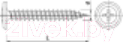 Изображение товара Саморез Koelner B-WF-4213 (блистер, 100шт)