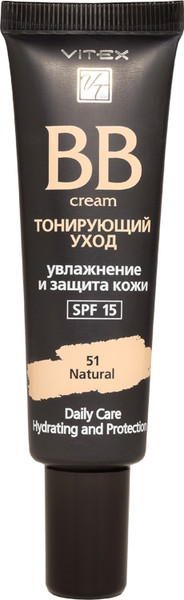 Изображение товара BB-крем Витэкс Тонирующий уход SPF15 тон 51 Natural (30мл)