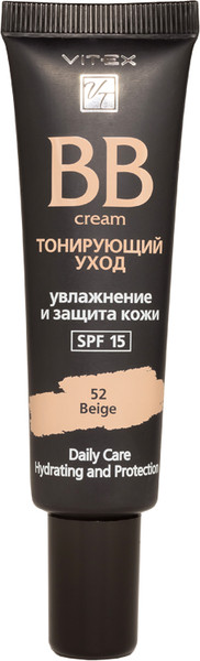 Изображение товара BB-крем Витэкс Тонирующий уход SPF15 тон 52 Beige (30мл)