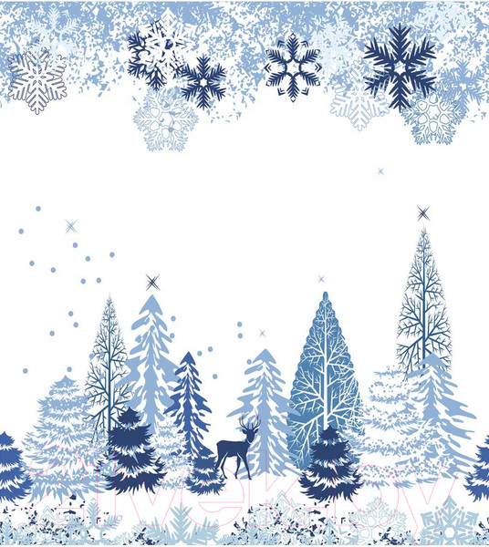 Изображение товара Наволочка декоративная JoyArty Снежное рождество / sl_37029