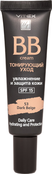 Изображение товара BB-крем Витэкс Тонирующий уход SPF15 тон 53 Dark beige (30мл)