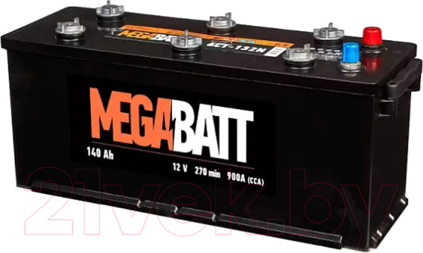 Изображение товара Автомобильный аккумулятор Mega Batt L+ 900A / 6СТ-140Аh (140 А/ч)