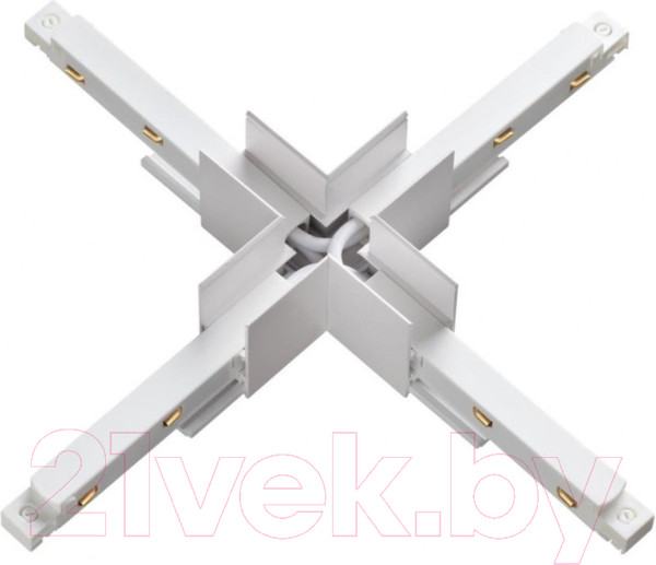 Изображение товара Коннектор для шинопровода Novotech Flum 135127 (белый)