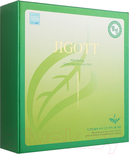 Изображение товара Набор косметики для лица Jigott Well-Being Green Tea Skin Care 3set