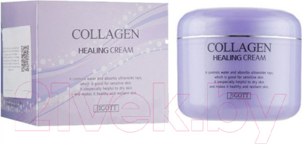 Изображение товара Крем для лица Jigott Collagen Healing Cream (100мл)