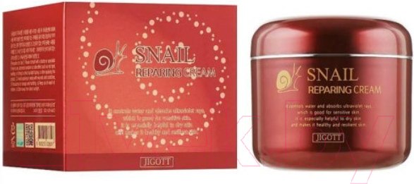 Изображение товара Крем для лица Jigott Snail Reparing Cream (100мл)