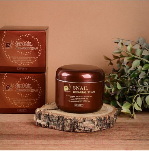 Изображение товара Крем для лица Jigott Snail Reparing Cream (100мл)