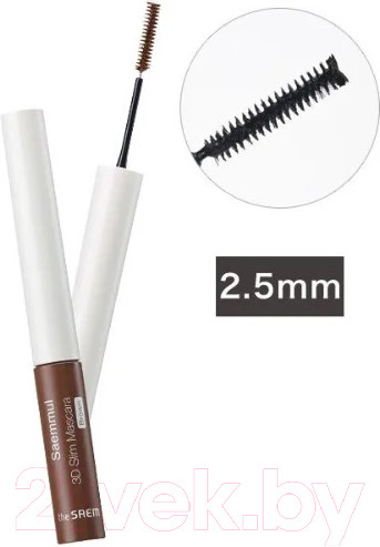 Изображение товара Тушь для ресниц The Saem Saemmul 3D Slim Mascara Brown (4г)