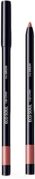 Изображение товара Карандаш для губ The Saem Eco Soul Lip Liner RD01 French Red