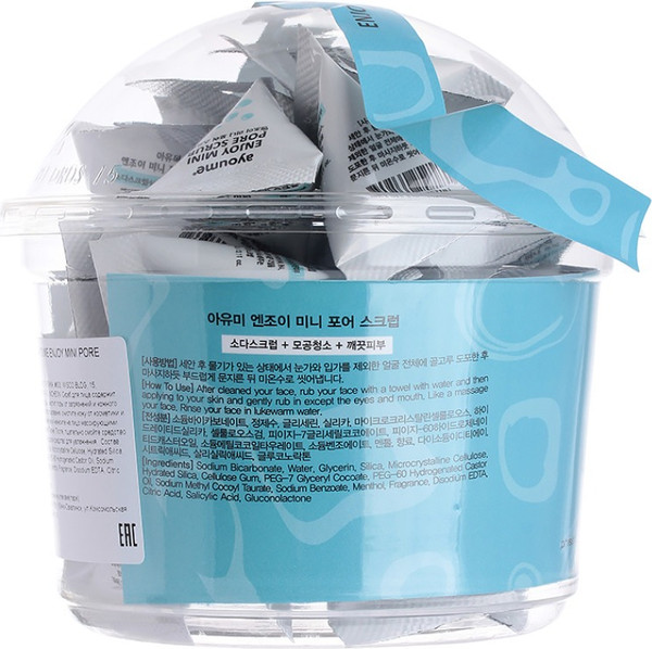 Изображение товара Скраб для лица Ayoume Enjoy Mini Pore Scrub (30x3г)