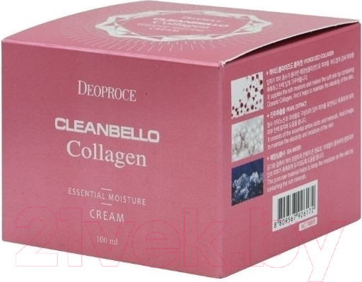 Изображение товара Крем для лица Deoproce Cleanbello Collagen Essential Moisture Cream (100мл)