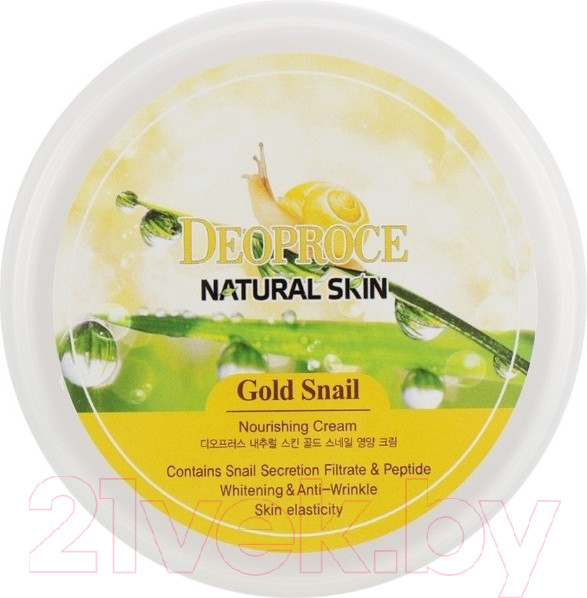 Изображение товара Крем для лица Deoproce Natural Skin Gold Snail Nourishing  (100г)