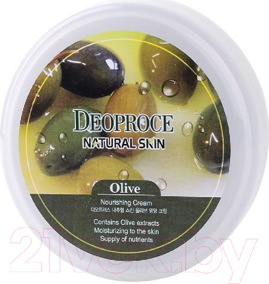 Изображение товара Крем для лица Deoproce Natural Skin Olive Nourishing (100г)