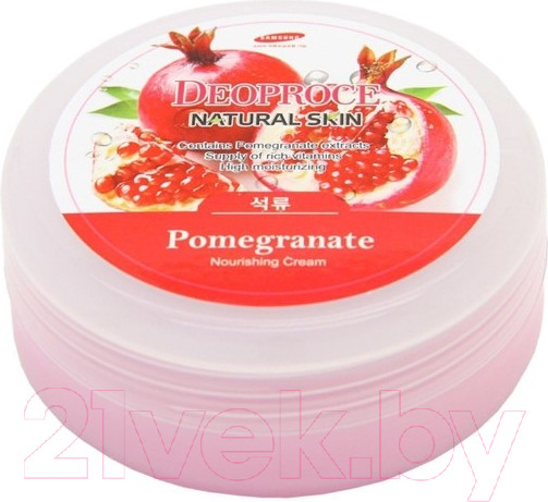 Изображение товара Крем для лица Deoproce Natural Skin Pomegranate Nourishing (100г)