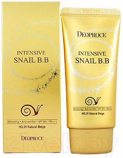 Изображение товара BB-крем Deoproce Intensive Snail BB тон № 23 бежевый (50мл)