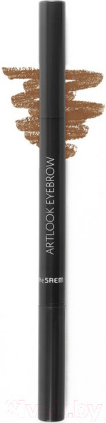 Изображение товара Карандаш для бровей The Saem Saemmul Artlook Eyebrow 01 Brown (0.2г)