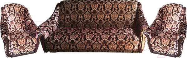 Изображение товара Комплект мягкой мебели Асмана Анна (велюр вензель)